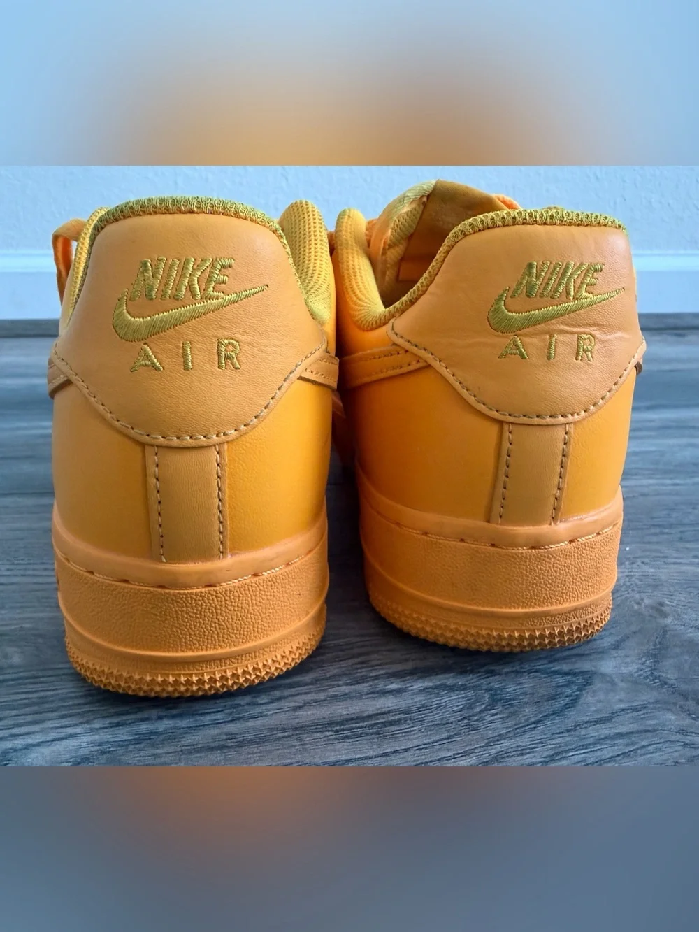 Nike Air Force 1 ‘07 Low - Vibrant Yellow Orange Men’s size 10